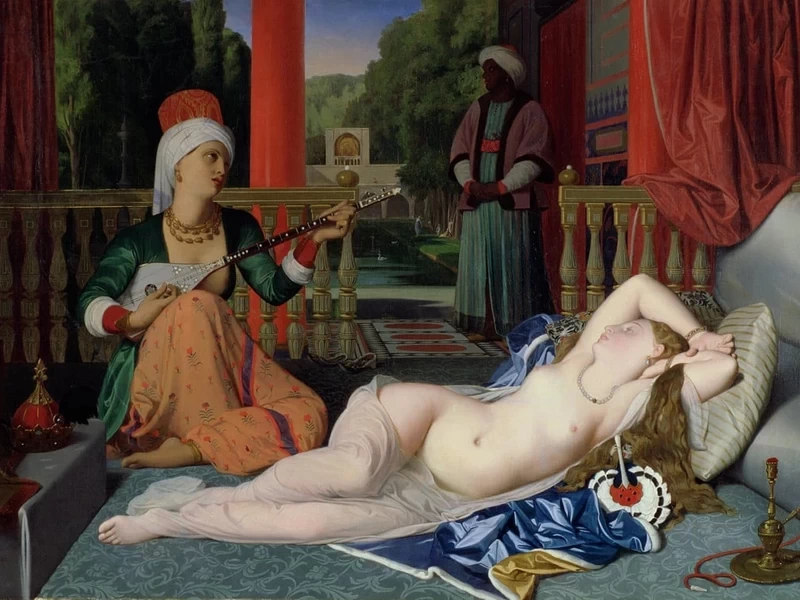 1780-Jean-Auguste-Dominique Ingres - Odalisca con una schiava-Walters Art Museum, Baltimore